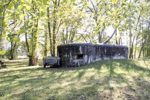 Ligne Maginot - HERBITZHEIM  1 - (Blockhaus pour arme infanterie) - Façade de tir Est