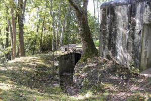 Ligne Maginot - HERBITZHEIM 1bis - L'accès à la galerie de liaison du bloc