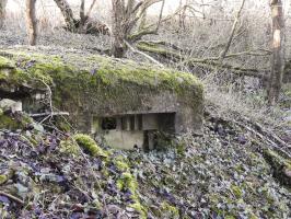 Ligne Maginot - KLEIBORN 3 - (Blockhaus pour arme infanterie) - Le créneau de droite.