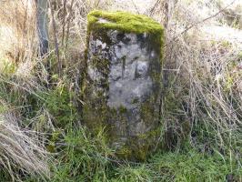 Ligne Maginot - SAINT ANTOINE - (Casemate d'infanterie - double) - Borne de délimitation de l'emprise militaire ( chemin menant à Fresnois)