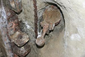 Ligne Maginot - M129 - NACHTWEID 1 - (Blockhaus pour arme infanterie) - Goulotte d'entrée