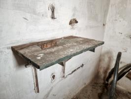 Ligne Maginot - 45T - (Chambre de coupure) - Tablette rabattable en bois