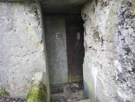 Ligne Maginot - BB24 - (Blockhaus pour canon) - L'entrée du blockhaus.