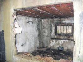 Ligne Maginot - DIEDING 2 (AVANT POSTE) - (Blockhaus pour canon) - L'entrée du canon