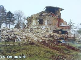 Ligne Maginot - CATTENOM (SOUS-OFFICIERS) - (Cité Cadres) - Destruction de la cité sous-officiers