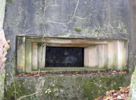 Ligne Maginot - LEYER 3 - (Blockhaus pour canon) - Créneau du canon