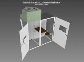 Ligne Maginot - Guérite pentagonale double - 