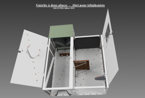 Ligne Maginot - Guérite pentagonale double - 