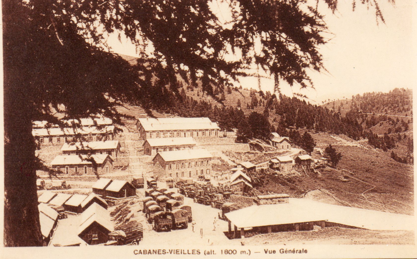 Ligne Maginot - CABANES VIEILLES - (Casernement) - Carte postale