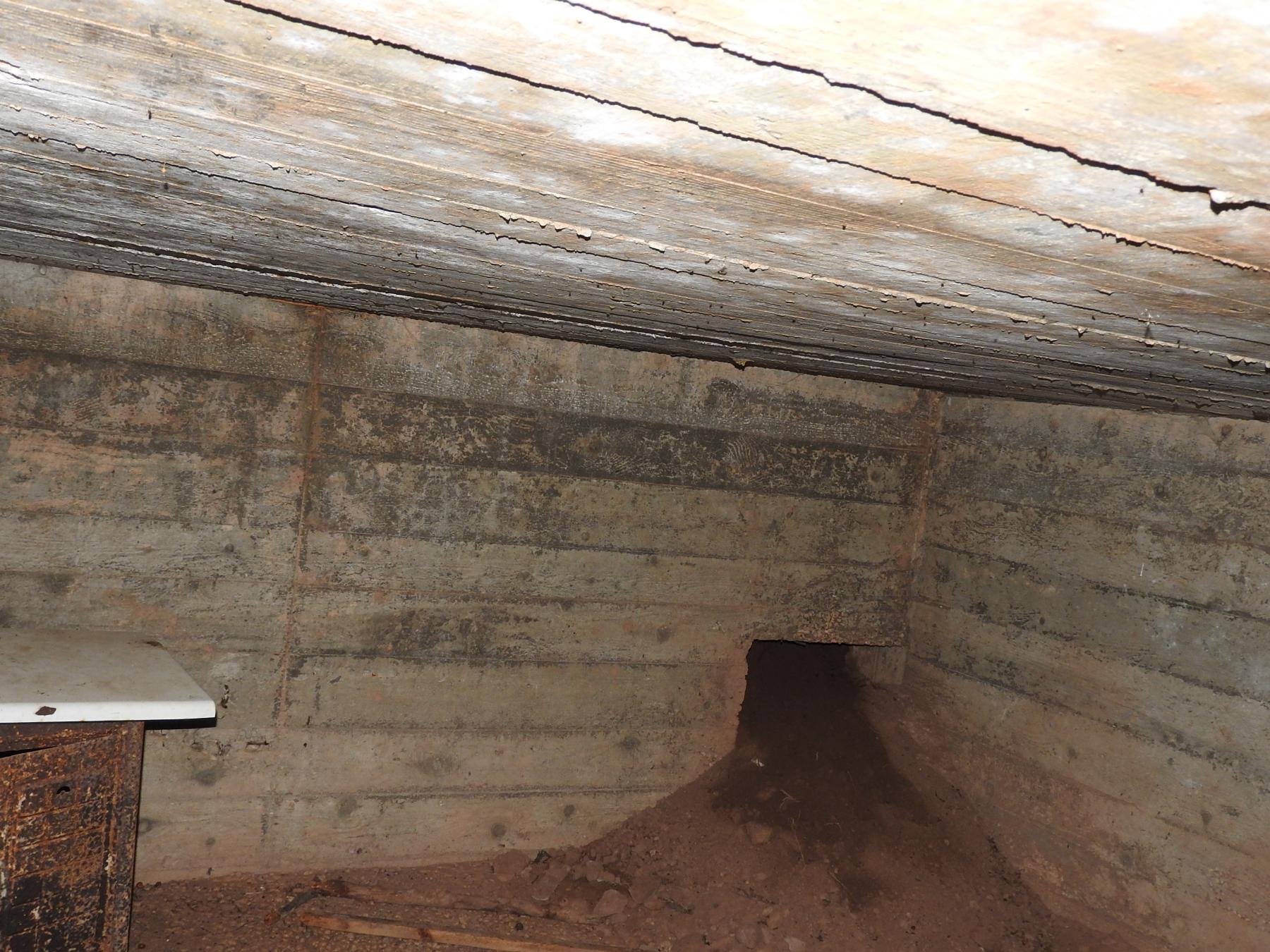 Ligne Maginot - FROHMUEHL NORD - (Blockhaus pour canon) - La chambre de tir et l'entrée hommes.