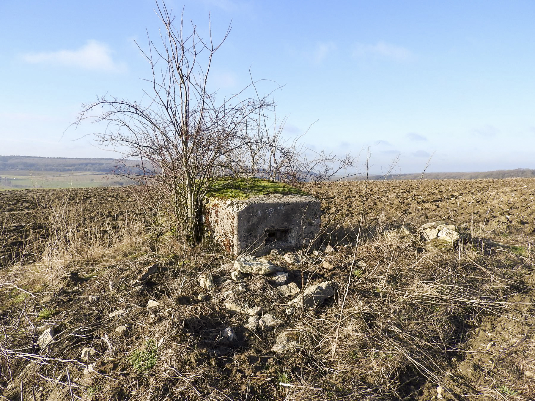 Ligne Maginot - SCHLANGENSTUCK 1 - (Blockhaus pour arme infanterie) - Le blockhaus pour FM.