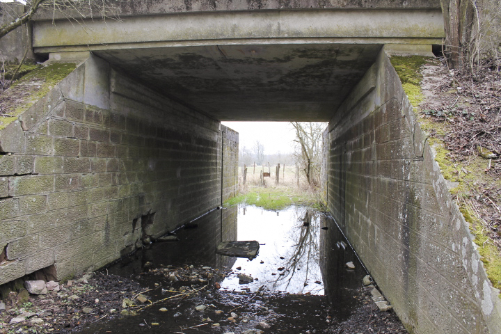 Ligne Maginot - HERBITZHEIM VOIE FERRéE SUD - (Inondation défensive) - Passage sous la voie ferrée
