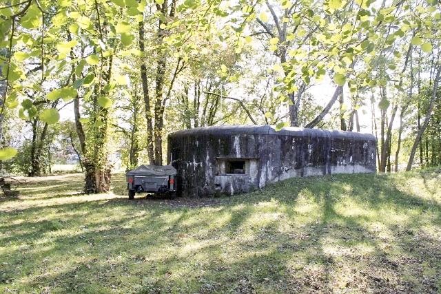 Ligne Maginot - HERBITZHEIM  1 - (Blockhaus pour arme infanterie) - Façade de tir Est