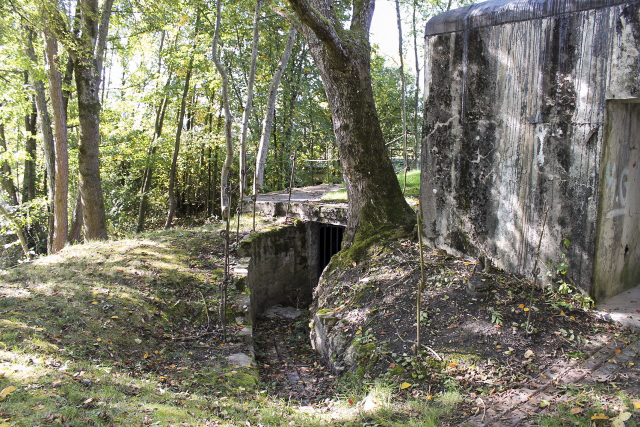 Ligne Maginot - HERBITZHEIM 1bis - L'accès à la galerie de liaison du bloc