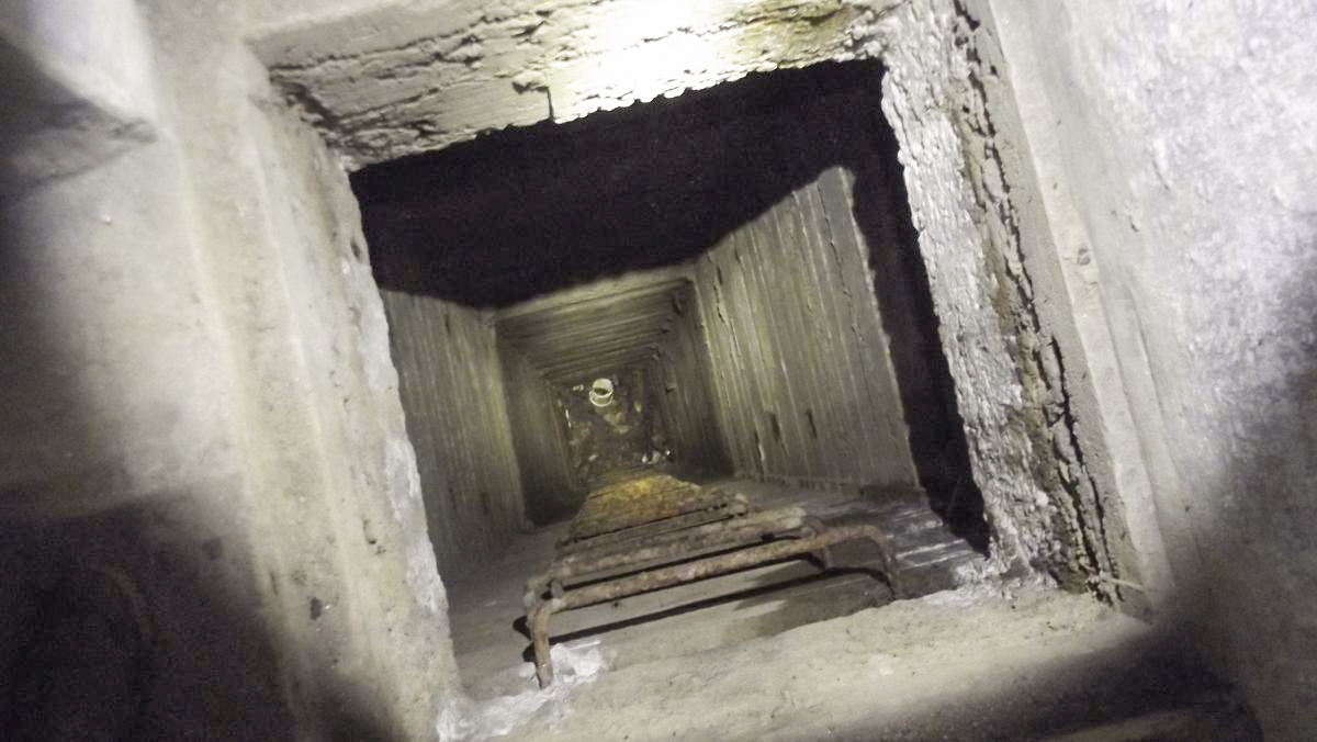 Ligne Maginot - SAINT ANTOINE - (Casemate d'infanterie - double) - Puits perdu permettant l'évacuation de l'eau