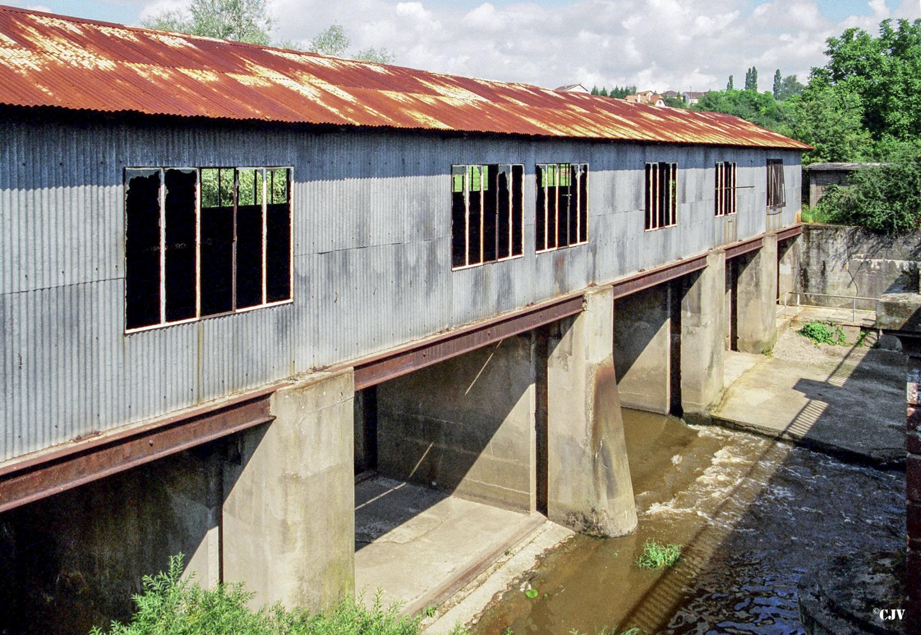 Ligne Maginot - SARRALBE (BARRAGE DE) - (Inondation défensive) - Le barrage avant sa destruction en 2001