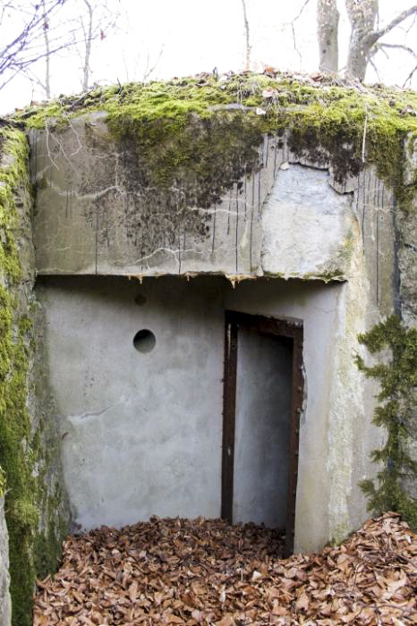 Ligne Maginot - SCHLOSSWALD 1 - (Blockhaus pour arme infanterie) - L'entrée