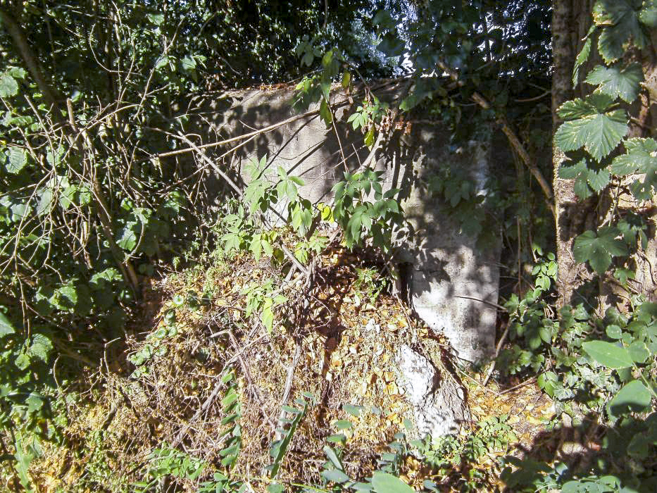 Ligne Maginot - KRAFFT ROUTE - (Poste de Secours) - Une entrée remblayée - GLÜCKSJÄGER GJ13