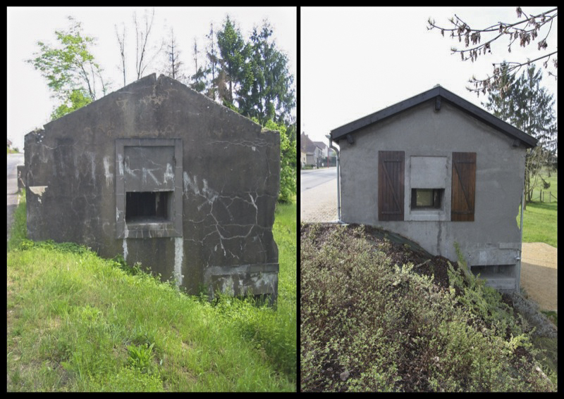 Ligne Maginot - WILLERWALD 1 (AVANT POSTE) - (Blockhaus pour canon) - Avant-après remise en valeur - Antoine SCHOEN