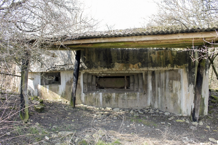 Ligne Maginot - DERCHENBRONN - (Blockhaus pour canon) - Façade de tir Est - Christian LENHARD