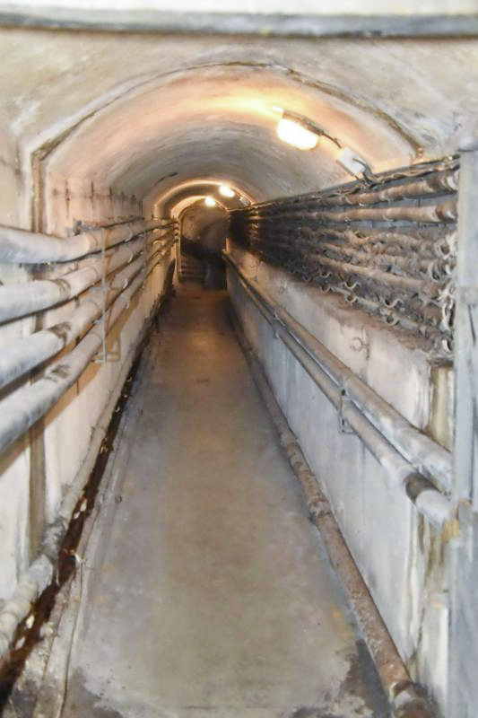 Ligne Maginot - GUENTRANGE (FESTE DE) - (Ouvrage d'artillerie) - Galerie de jonction entre les différents éléments extérieurs.