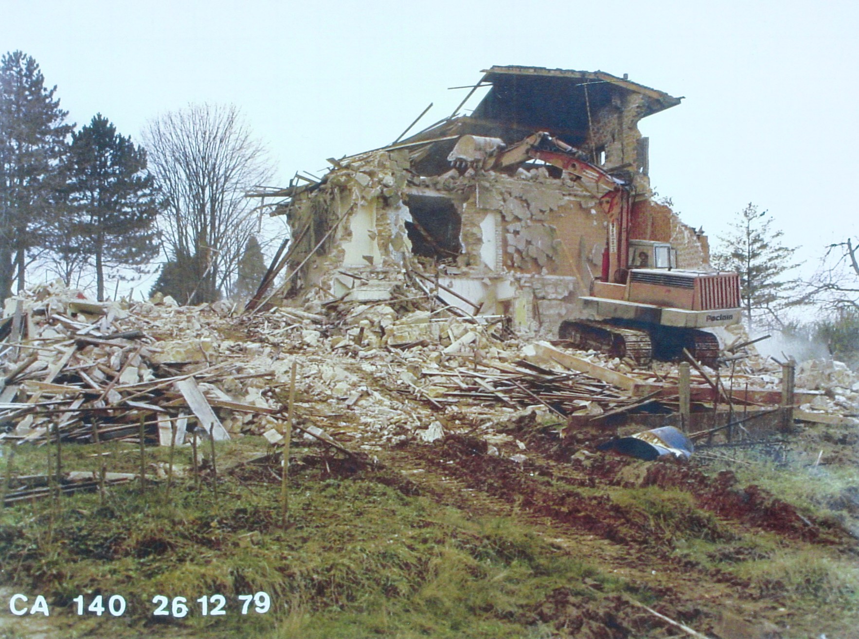 Ligne Maginot - CATTENOM (SOUS-OFFICIERS) - (Cité Cadres) - Destruction de la cité sous-officiers