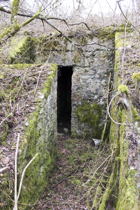 Ligne Maginot - OHLIGMUEHLE (QUARTIER HAUT-POIRIER - II / 133° RIF) - (PC de Quartier) - L'accès au local téléphone