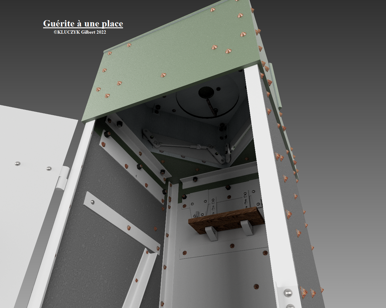 Ligne Maginot - Guérite pentagonale simple - 