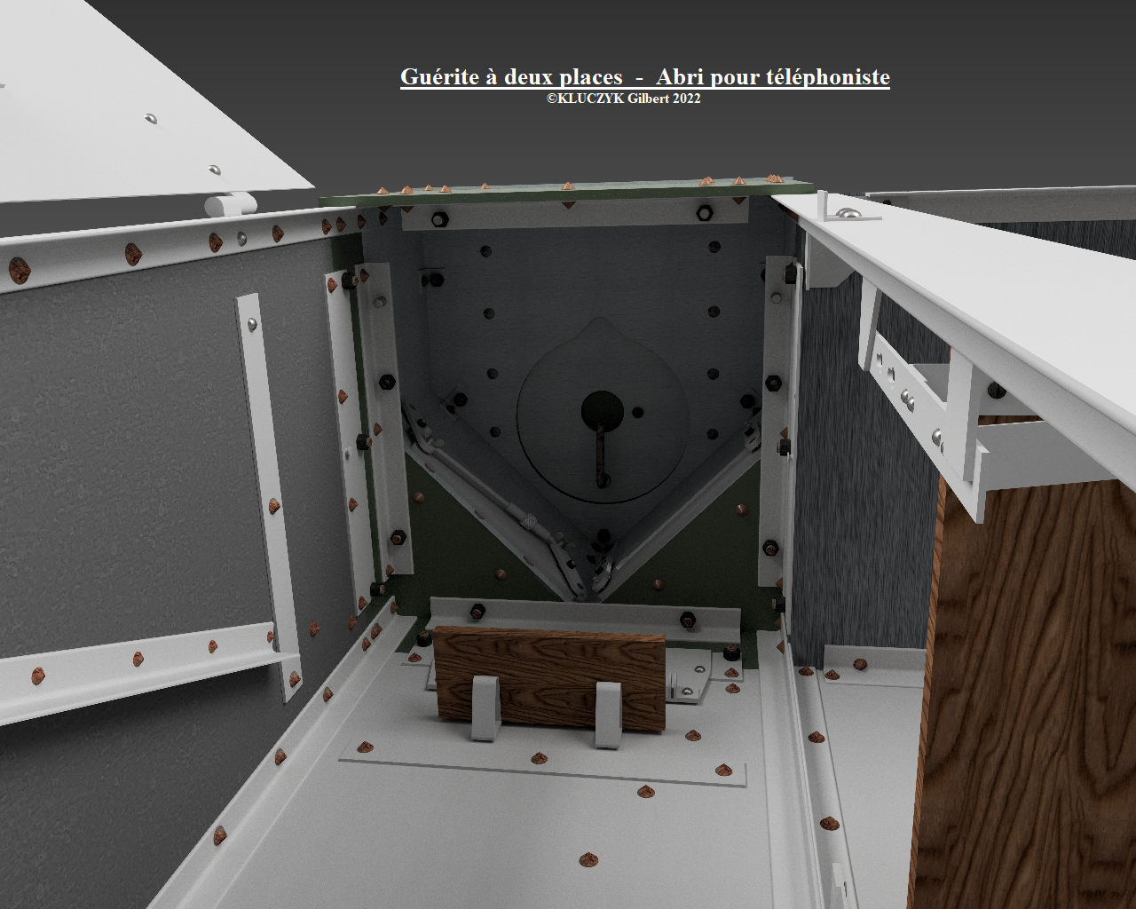 Ligne Maginot - Guérite pentagonale double - 
