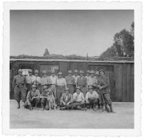 Ligne Maginot - FORT LOUIS OUEST - (Casemate d'infanterie - double) - Equipage de la casemate de Fort-Louis Ouest