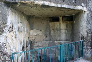 Ligne Maginot - LA SALMAGNE - (Ouvrage d'infanterie) - Bloc 1
Le créneau FM est muré