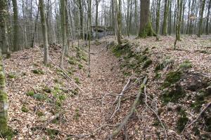 Ligne Maginot - A1 - LE GLACIS SUD - (Blockhaus pour canon) - Fossé 'antichar' ouest