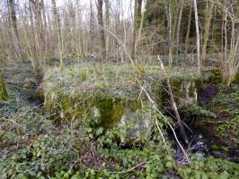 Ligne Maginot - A4 - LE PLATEAU - (Blockhaus pour canon) - Le radier du bloc