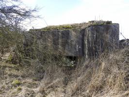 Ligne Maginot - AB18 - (Blockhaus pour canon) - La façade de tir.