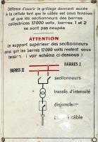 Ligne Maginot - XIVRY CIRCOURT - (Infrastructures électriques) - Plaque émaillée
Accès cellule départ