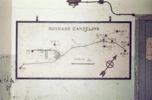 Ligne Maginot - ANZELING - A25 - (Ouvrage d'artillerie) - Entrée munitions
Plan de l'ouvrage