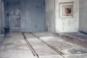 Ligne Maginot - ANZELING - A25 - (Ouvrage d'artillerie) - Entrée munitions
Porte blindée et pont escamotable