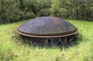 Ligne Maginot - ANZELING - A25 - (Ouvrage d'artillerie) - Bloc 4
Tourelle de 75 mle 33
