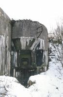Ligne Maginot - ANZELING - A25 - (Ouvrage d'artillerie) - Bloc 5
Façade avec créneau pour lance-bombes 135mm