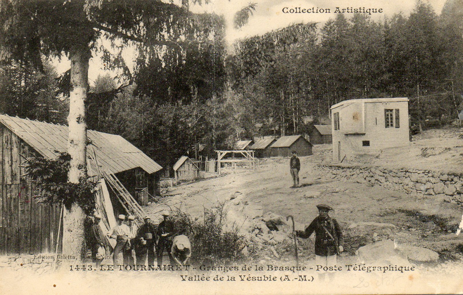 Ligne Maginot - GRANGES DE LA BRASQUE - CAMP DU TOURNAIRET - (Casernement) - La légende est erronée, il s'agit du poste défensif.