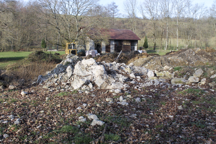 Ligne Maginot - VAL D'ACHEN 1 - (Blockhaus pour arme infanterie) - Le blockhaus a été détruit en 2012