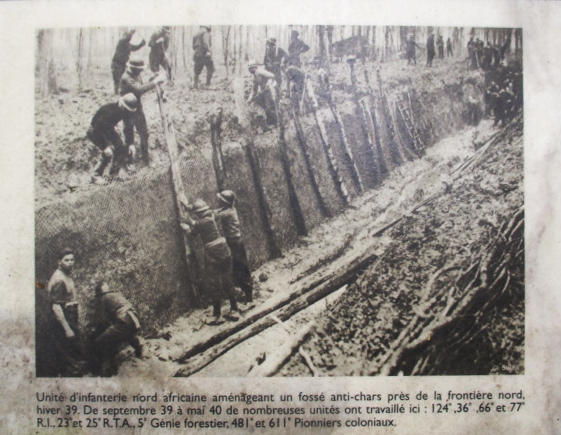 Ligne Maginot - A5 - LE DEBOUCHE - (Blockhaus pour canon) - Plaque explicative implantée à proximité du blockhaus le long du sentier pédestre de découverte.