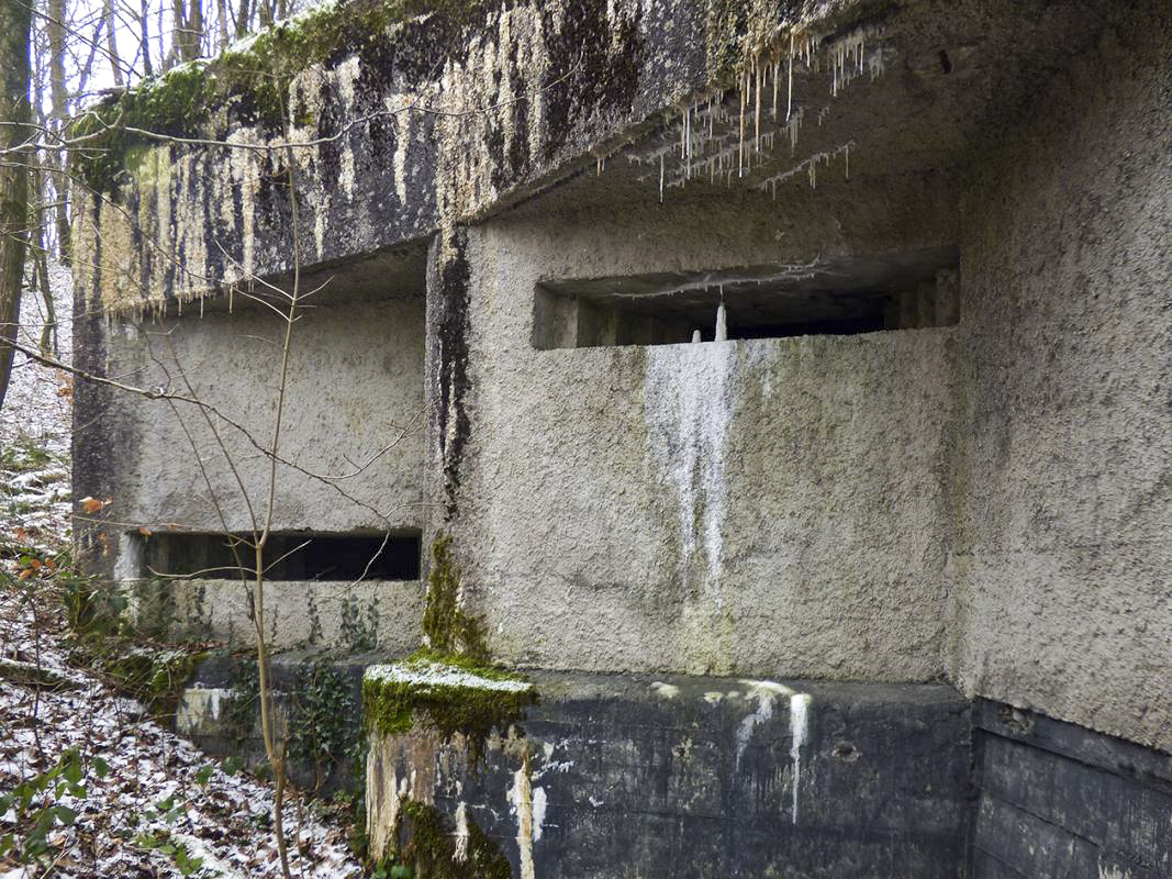 Ligne Maginot - LE GLACIS BAS - (Blockhaus pour canon) - 