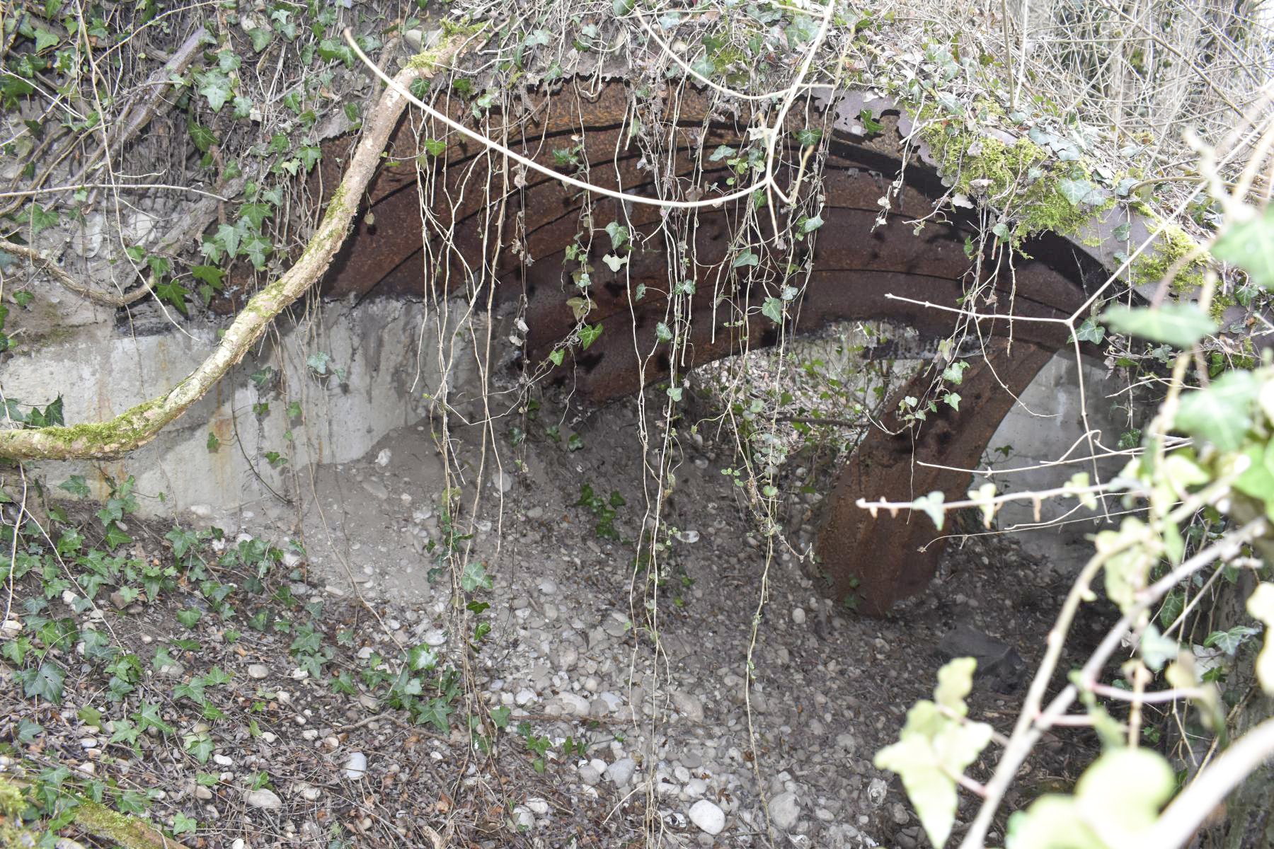 Ligne Maginot - LANGER ZUG 3 - (Abri) - Entrée effondrée