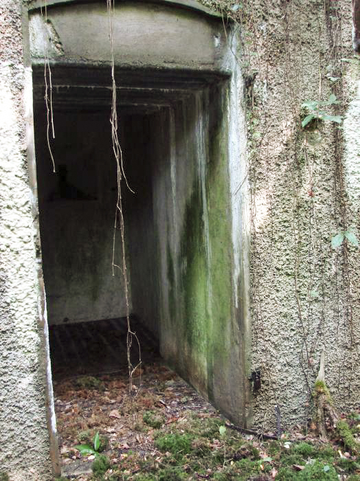 Ligne Maginot - KOENIGSMACKER (FESTE DE) - (Ouvrage d'artillerie) - Bloc 2.
Coté droit.
Porte d'accès.