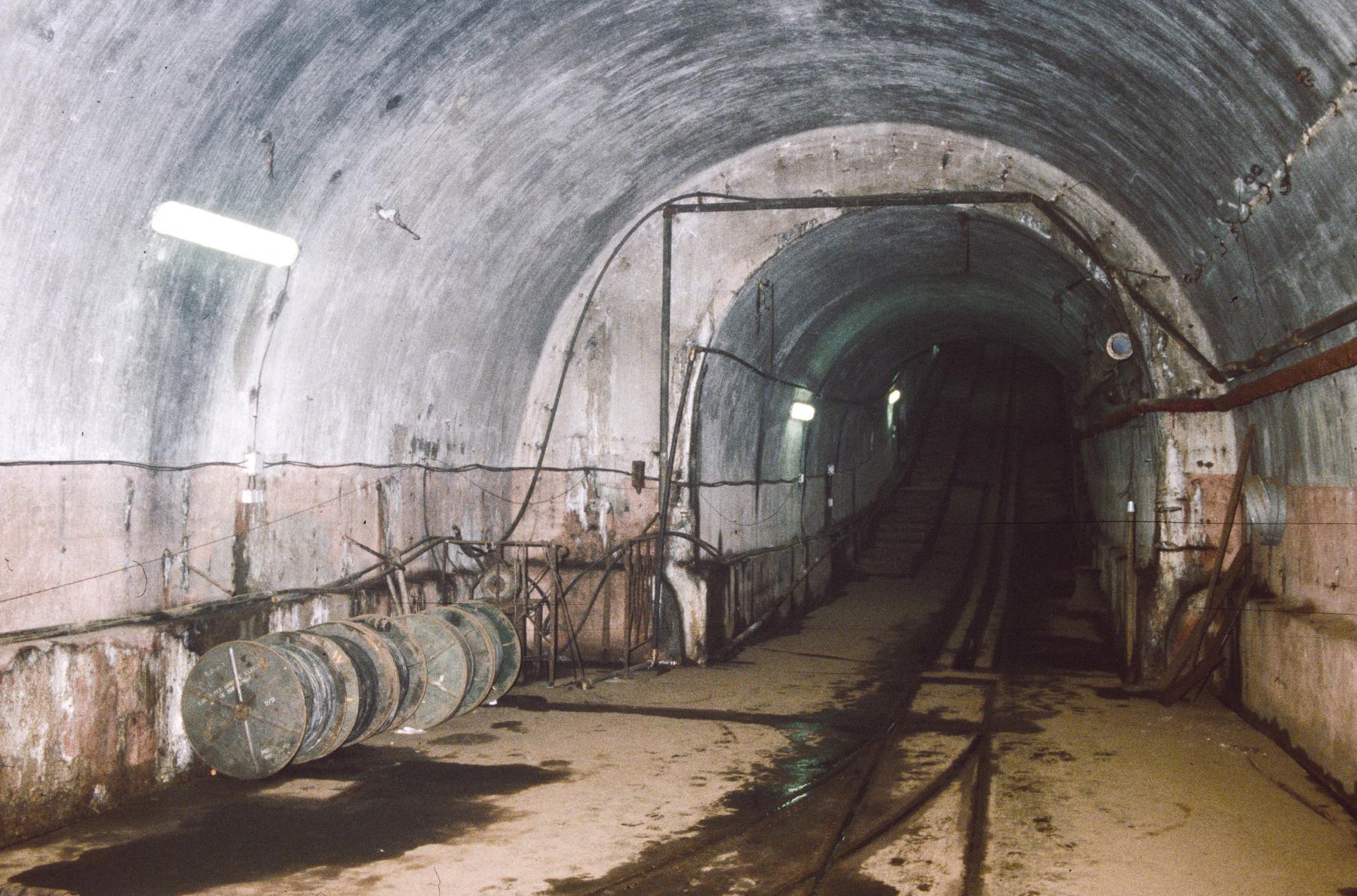 Ligne Maginot - ANZELING - A25 - (Ouvrage d'artillerie) - Le bas du plan incliné - MANSUY Michel