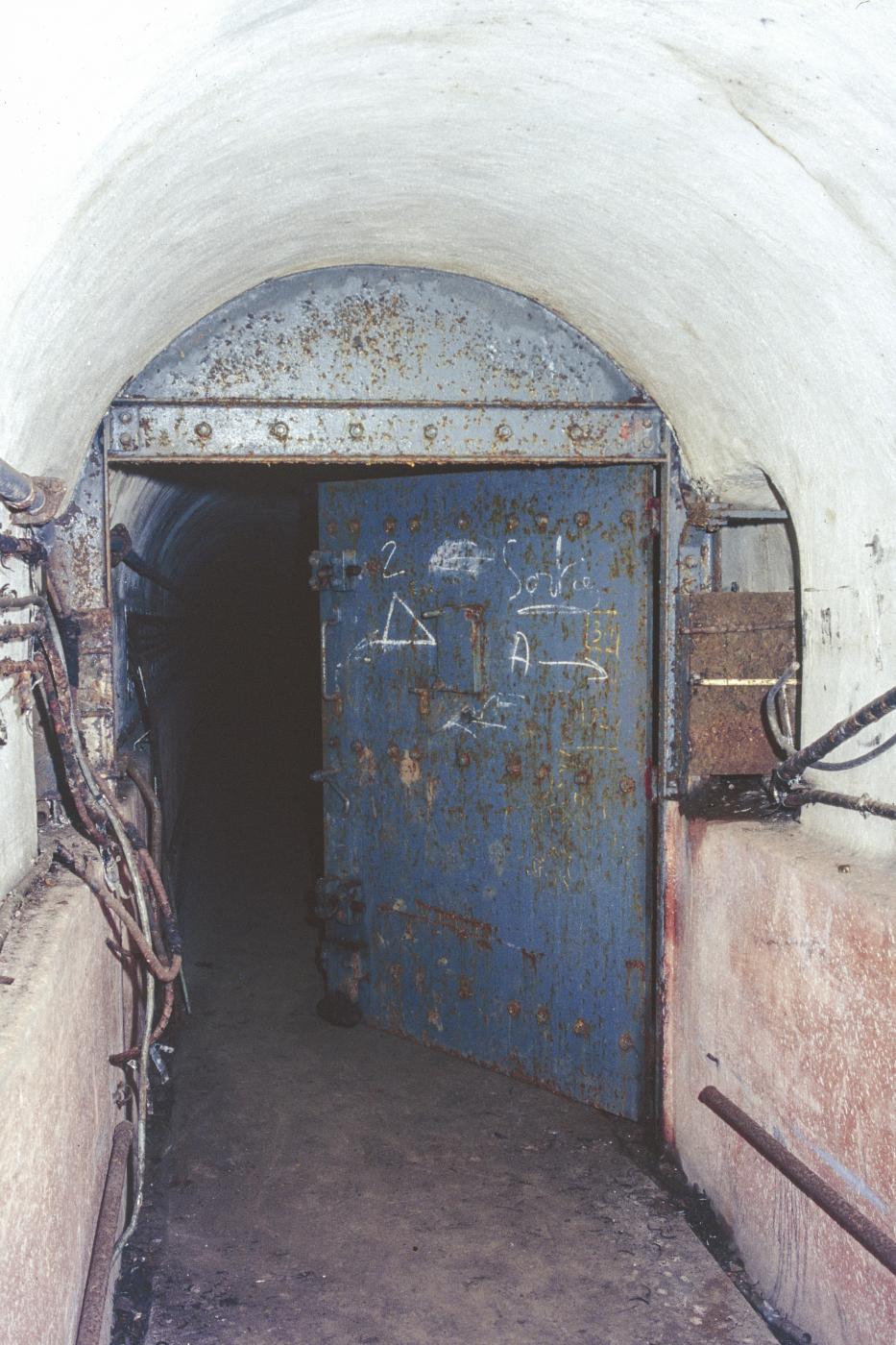 Ligne Maginot - ANZELING - A25 - (Ouvrage d'artillerie) - Bloc 1
Porte blindée