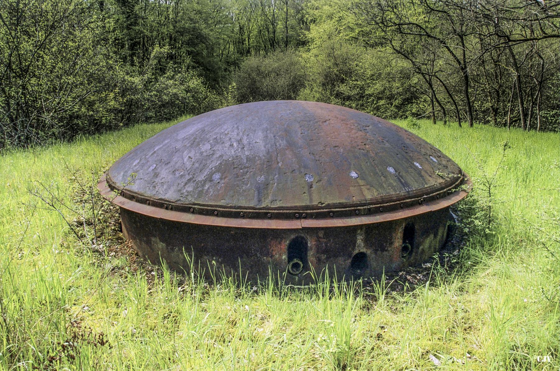 Ligne Maginot - ANZELING - A25 - (Ouvrage d'artillerie) - Bloc 4
Tourelle de 75 mle 33