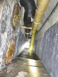 Ligne Maginot - SMIM - Chambres de détente - Chambre de détente des gaz d'échappement des moteurs SMIM
Ouvrage de Flaut