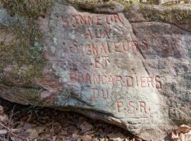 Ligne Maginot - OBSERVATOIRE - MAIMONT - (Observatoire d'artillerie) - Gravure en grès